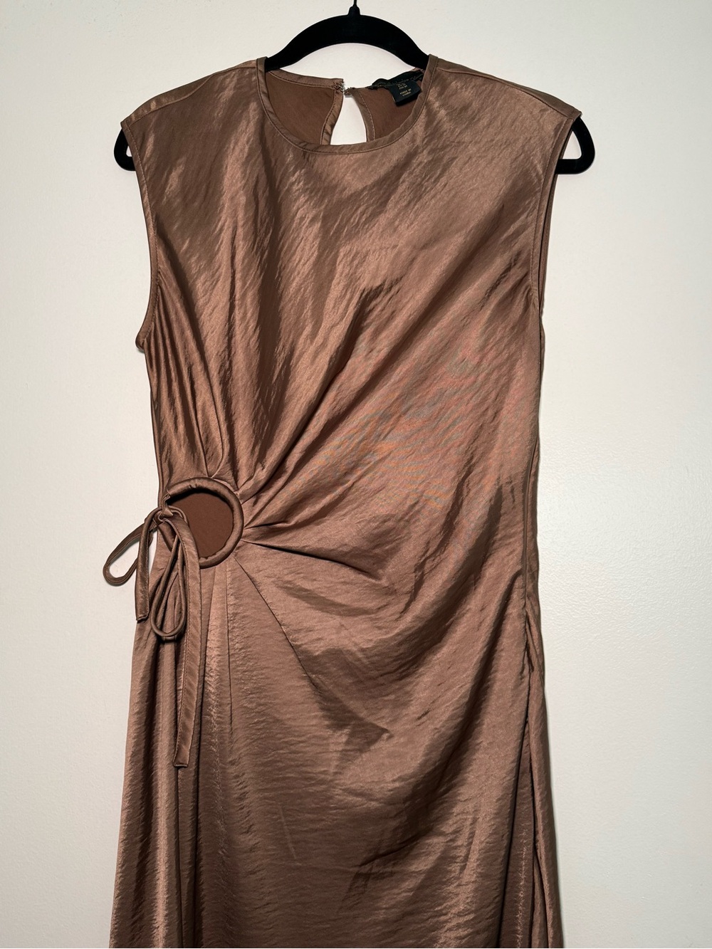 House of Harlow 1960 Satin Slip Midi Dress
